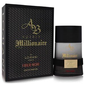 Ab Spirit Millionaire Fiber Noir by Lomani Eau De Parfum Spray 3.3 oz
